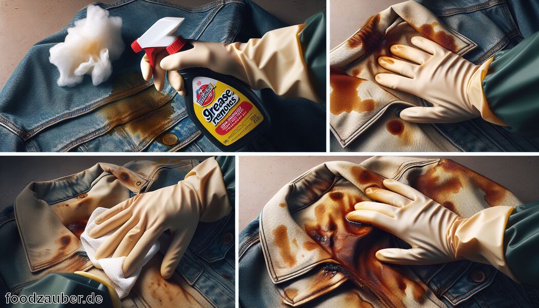 Fettflecken entfernen