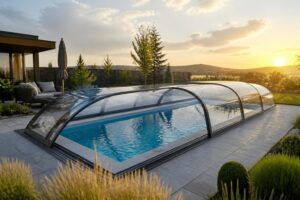 GFK-Pool mit Überdachung – lohnt sich die Investition?